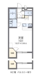 レオパレスマンダリーヌ　２６５７１の物件間取画像